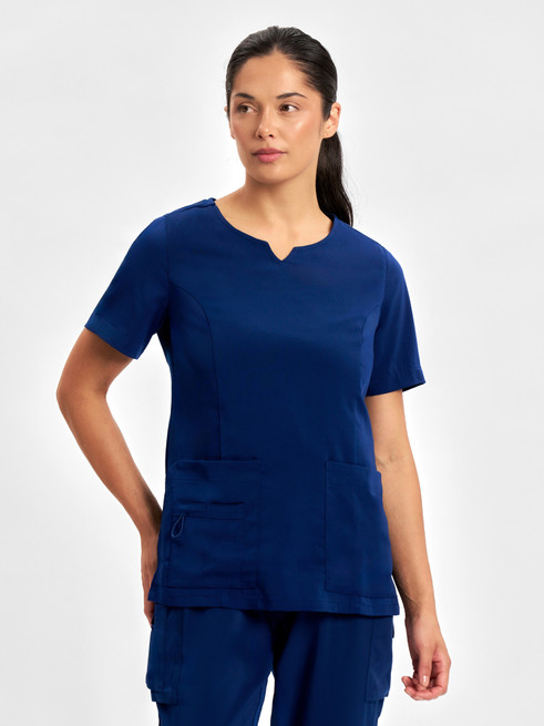 CST942LS Ladies S/S Scrub Top