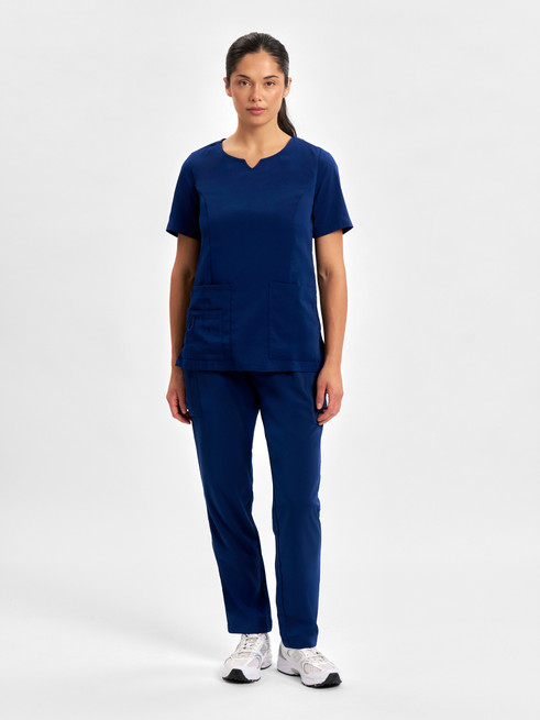 CST942LS Ladies S/S Scrub Top