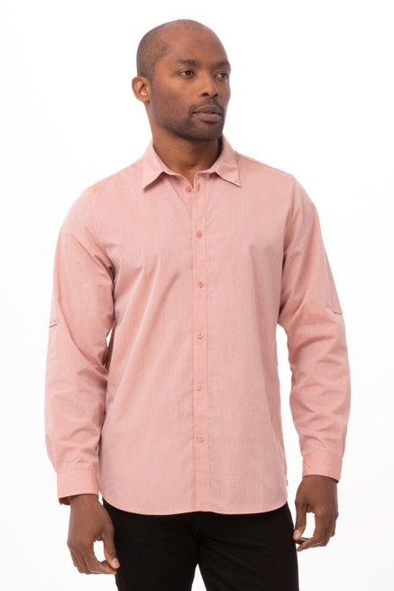 Modern Chambray Men's Dress Shirt