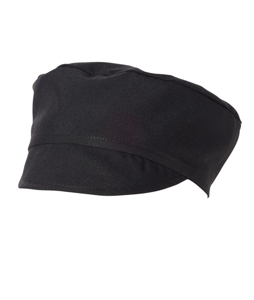 20136 Chef Hat-Black-S 53-55cm