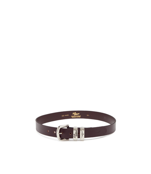 SLIM DROVER BELT — Chestnut