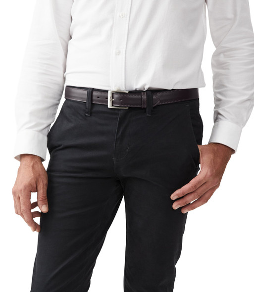 MEN'S DRESS BELT — Black