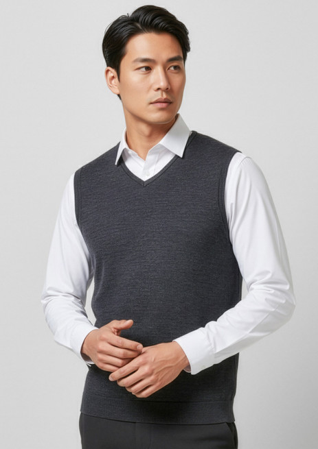WV619M Mens Knitted Milano Vest