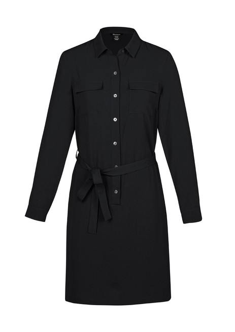 Biz Corporates RD069L Long Sleeve Shirt Dress - Territory Uniforms