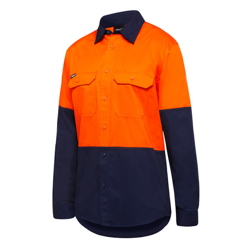 King Gee K54020 Long Sleeve Vented Drill Shirt - Territory Uniforms