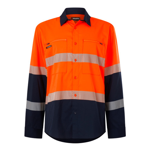King Gee K54037 Long Sleeve Drycool Shirt - Territory Uniforms