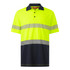 Y19618 S/S Mens Double Taped Hi Vis Polo