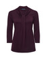 2221-Pippa-3/4 Sleeve-Soft Draped Neckline-Gathered Front