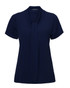 2222-Pippa-S/S-Soft Draped Neckline-Gathered Front