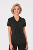 2222-Pippa-S/S-Soft Draped Neckline-Gathered Front
