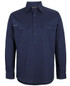 6WLCF Navy-L/S Closed Front