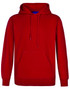 FL09 Adult's Close Front Contrast Fleecy Hoodie