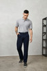 Detroit Single Pleat Front-Belts Loop-Teflon Stain Resistant Fabric