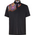 Classic fit-Polo shirt styling-Collar and 2 button placket-Short sleeve-Straight hemline with side splits-Limited edition print-Recycled polyester