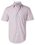 Benchmark M7360S Men's Mini Check Short Sleeve Shirt - Territory Uniforms