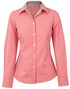 M8330L Women's Gingham Check Roll-up L/S Shirt