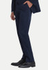 Classic fit design-Flat front pant-Front and back pockets-Belt loops