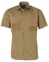 AIW WT05 Fine Duck Weave Dura Wear Short Sleeve Work Shirt - Territory Uniforms