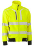 BJ6979T-Taped Hi Vis Soft Shell Bomber Jacket