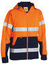 Bisley BK6988T Taped Hi-Vis Zip Fleece Hoodie with Sherpa Lining - Territory Uniforms