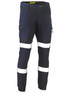 Bisley BPC6334T Flx and Move Taped Stretch Cargo Cuffed Pants - Territory Uniforms