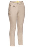 BPL6015-Women's Mid Rise Stretch Cotton Pants