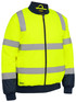 BJ6730T-Taped Hi Vis Bomber Jacket with Padded Lining
