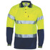 HiVis D/N Cool Breathe Polo Shirt With CSR R/Tape - Long Sleeve