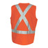 Day/Night "X" Back Cotton Safety Vest with CSR R/Tape