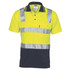 Cotton Back HiVis Two Tone Polo Shirt with CSR R/Tape - Short Sleeve
