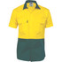 HiVis Two Tone Cotton Drill Shirt - Short Sleeve