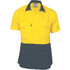HiVis Two Tone Cotton Drill Shirt - Short Sleeve