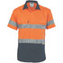 HiVis Cool-Breeze Cotton Shirt with CSR R/Tape - Short sleeve