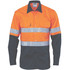 HiVis Cool-Breeze Vertical Vented Cotton Shirt with CSR R/Tape - Long Sleeve