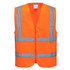 C375 Hi-Vis Zipped Band and Brace Vest