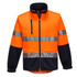 MA315 Hi-Vis Water Repellent Contrast Zipped Brush Fleece
