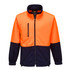 MH315 Hi-Vis Water Repellent Contrast Zipped Class D Brush Fleece