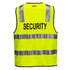 MZ108 Hi-Vis Zipped Security Vest