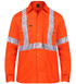 RM106XR Open Front L/S 50MM Reflective Tape "X" Design
