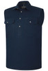 RM700CF Pilbara Men's Closed Front Sleeveless Shirt