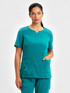CST942LS Ladies S/S Scrub Top