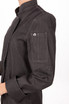 Gramercy Women's Denim Chef Jacket- Black