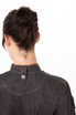 Gramercy Women's Denim Chef Jacket- Black