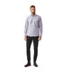 COLLINS SHIRT — Navy/Burgundy/White