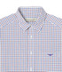 COLLINS SHIRT — Navy/Burgundy/White