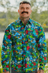Men's Big Greasy Full Button Work Shirt