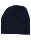 CH64 Cable Knit Beanie with Fleece Head Band