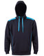FL19 Adult's Kangaroo Pocket Contrast Hoodie