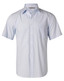 M7211 Men's Fine Stripe S/S Shirt