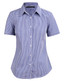 M8320S Ladies' Two Tone Check S/S Shirt